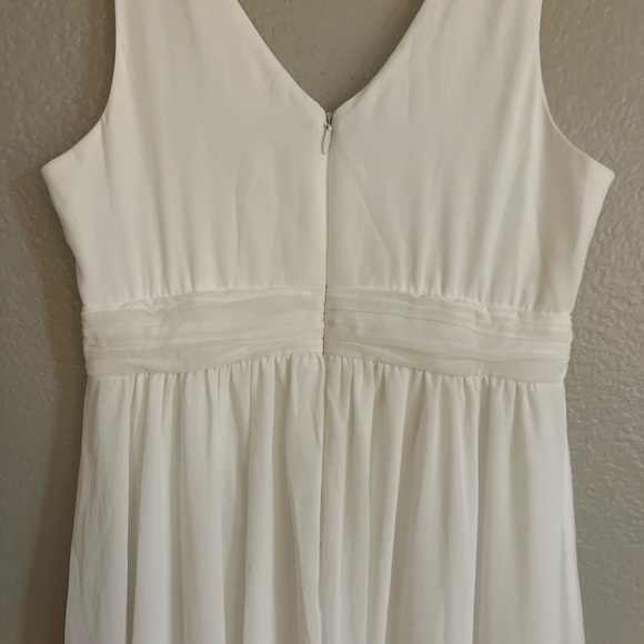 Thoughts of Hue White Surplice Maxi Dress NWOT - Picture 5 of 7